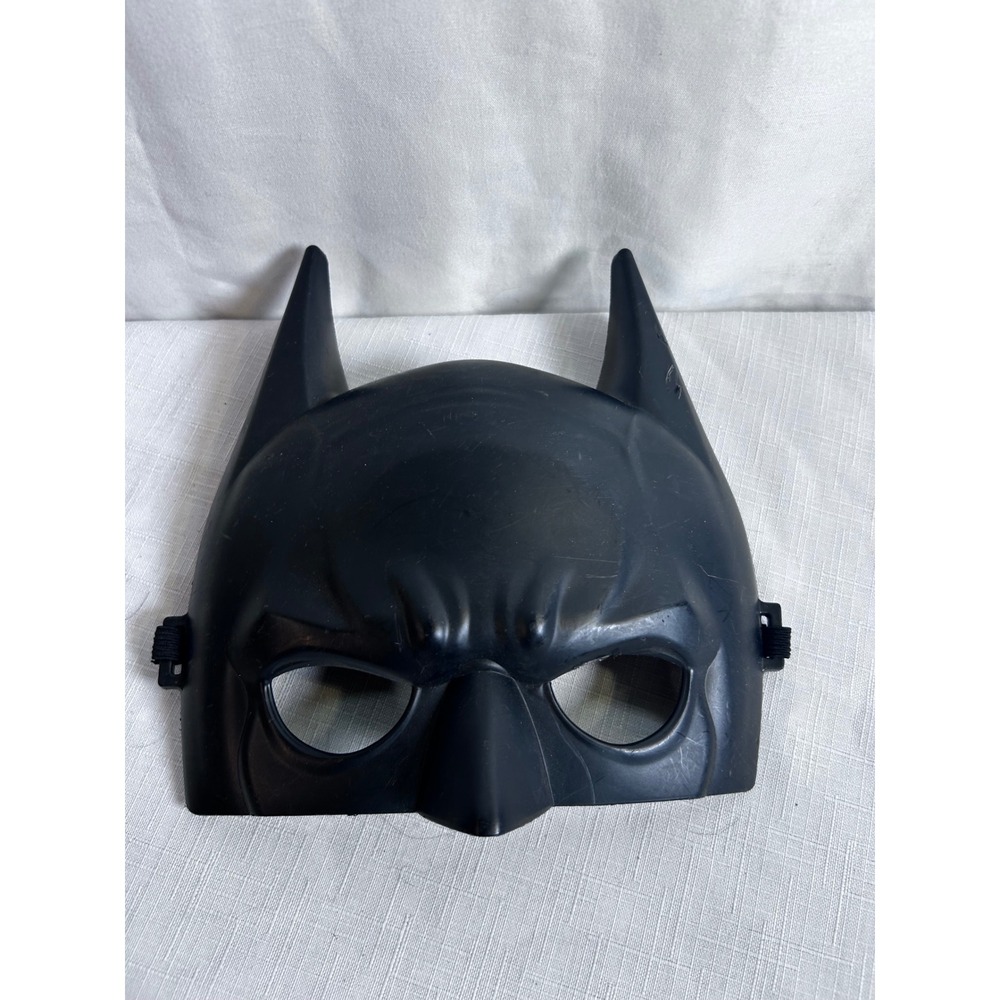 DC Comics Batman Mask One Size Black Plastic Superhero Costume Kids